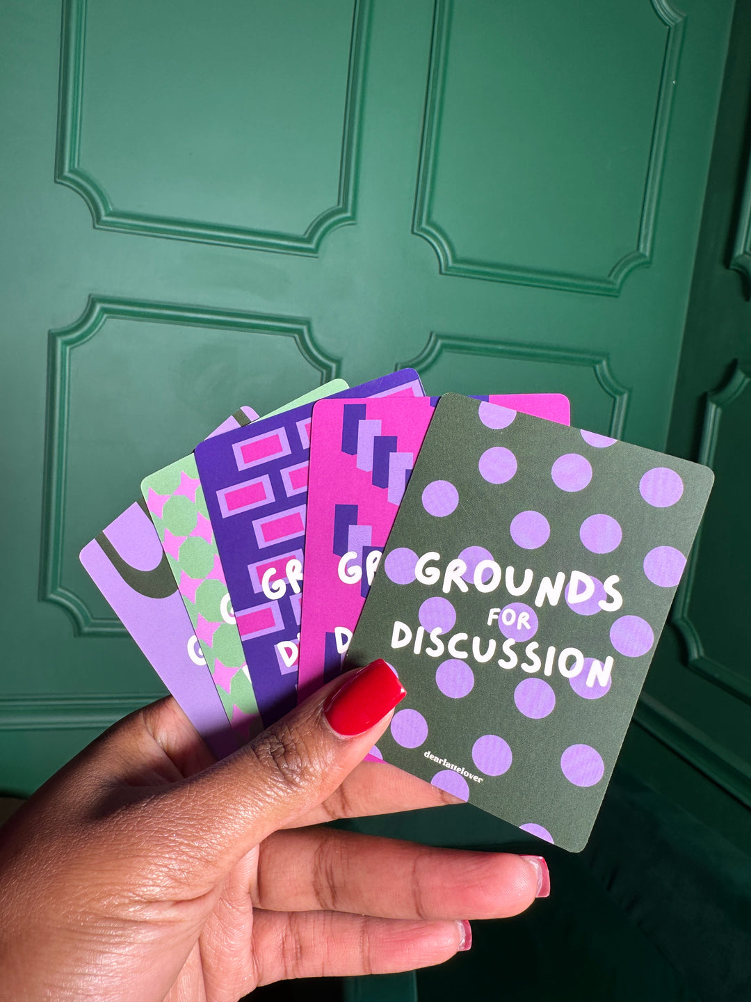 Grounds for discussion conversation card game